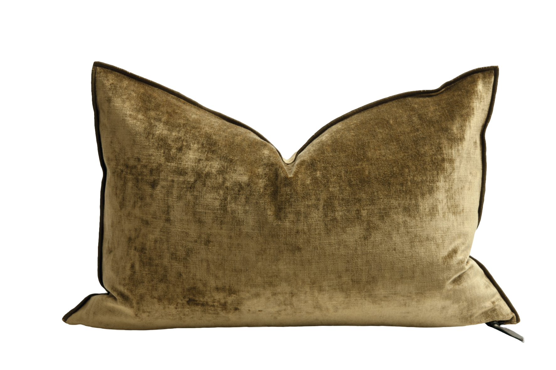 Velvet Pillow 16x24 in Bronze, from Maison De Vacances