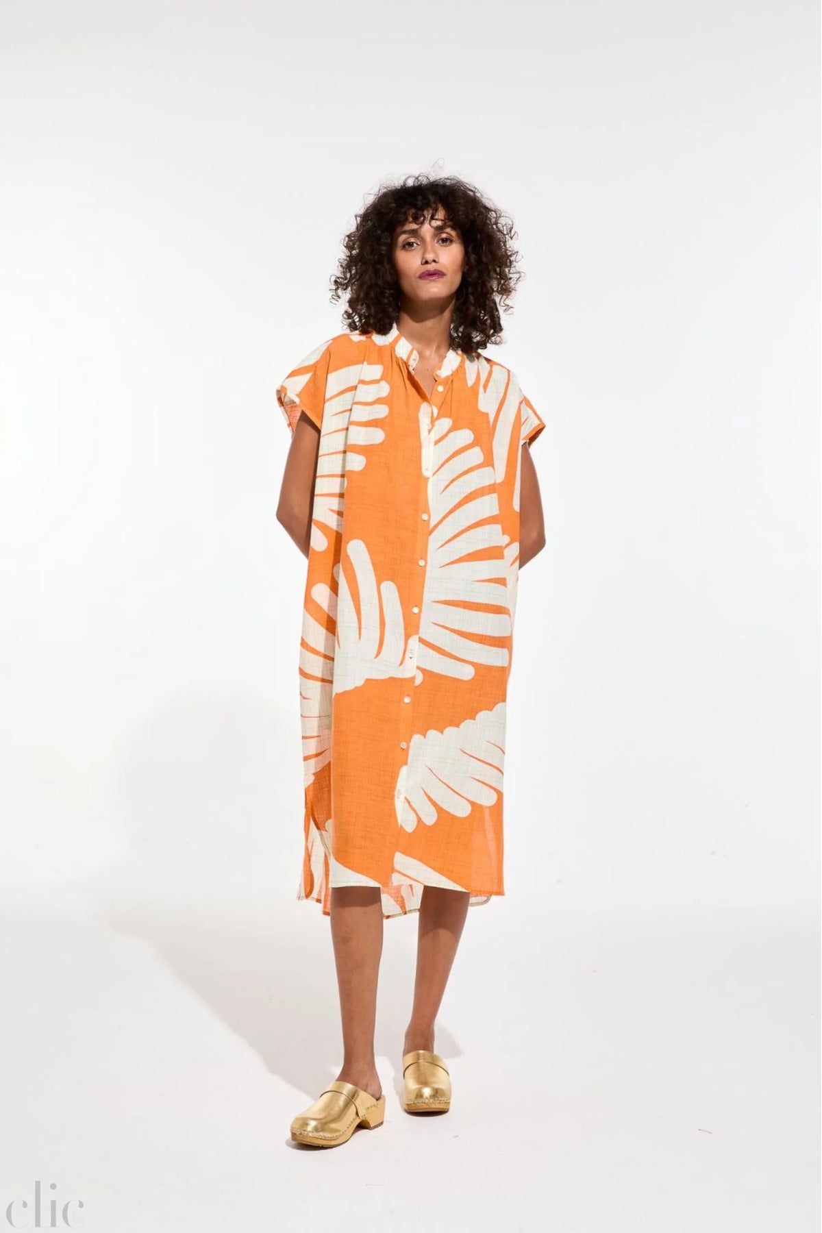 Alma Palma Dress in Orange, from Mapoesie