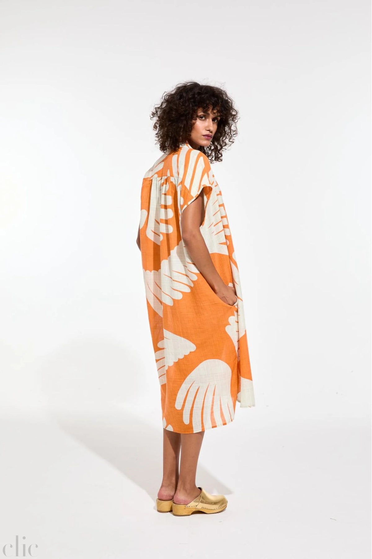 Alma Palma Dress in Orange, from Mapoesie