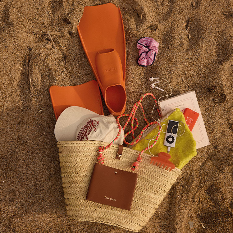 Panier Calanques Bag in Tan Rose, from Craie Studio