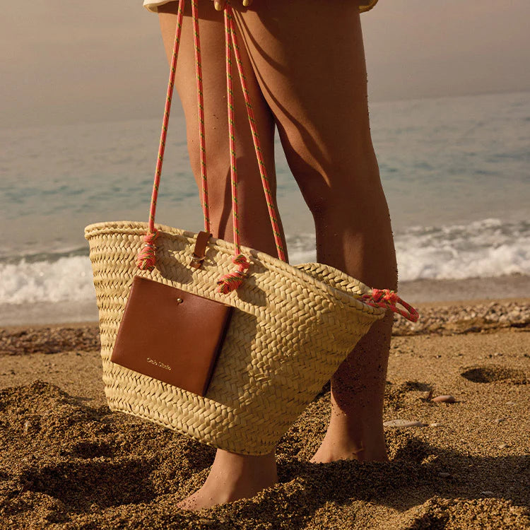 Panier Calanques Bag in Tan Rose, from Craie Studio