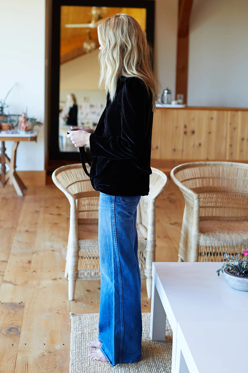 Paris Jacket in Black Silk, from Emerson Fry