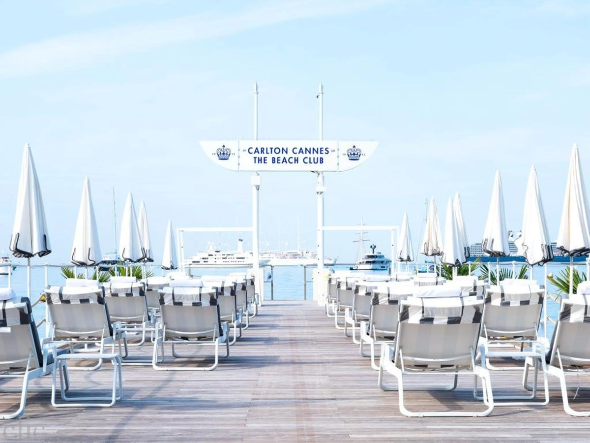 French Riviera - Cannes Carlton Beach Club by Juliette Charvet