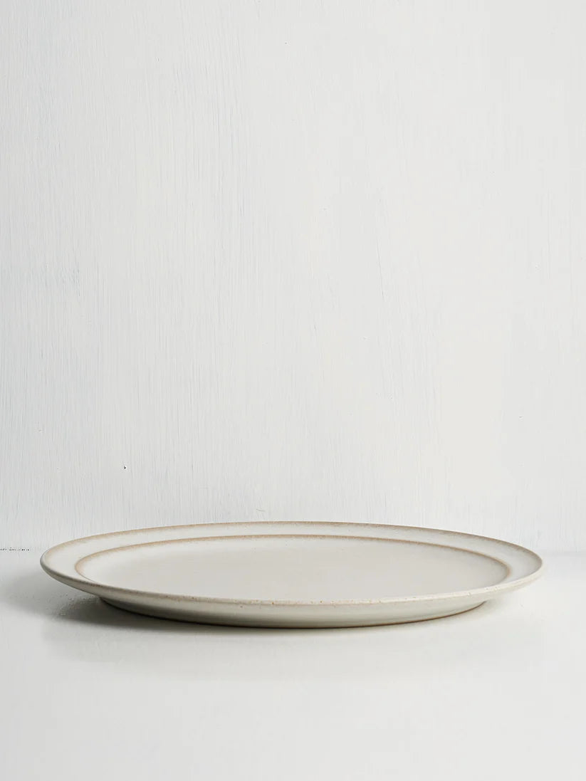 Large Pillar Plate in Oat, from Standard Affair