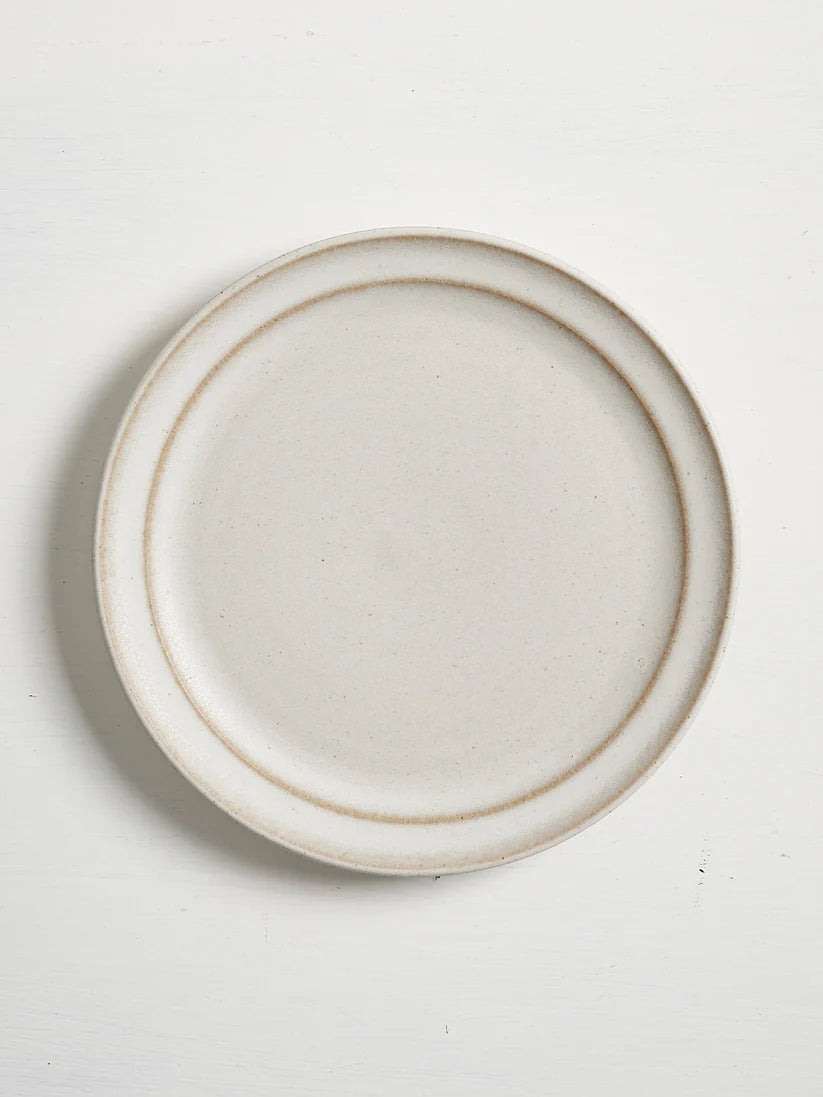 Medium Pillar Plate in Oat, from Standard Affair
