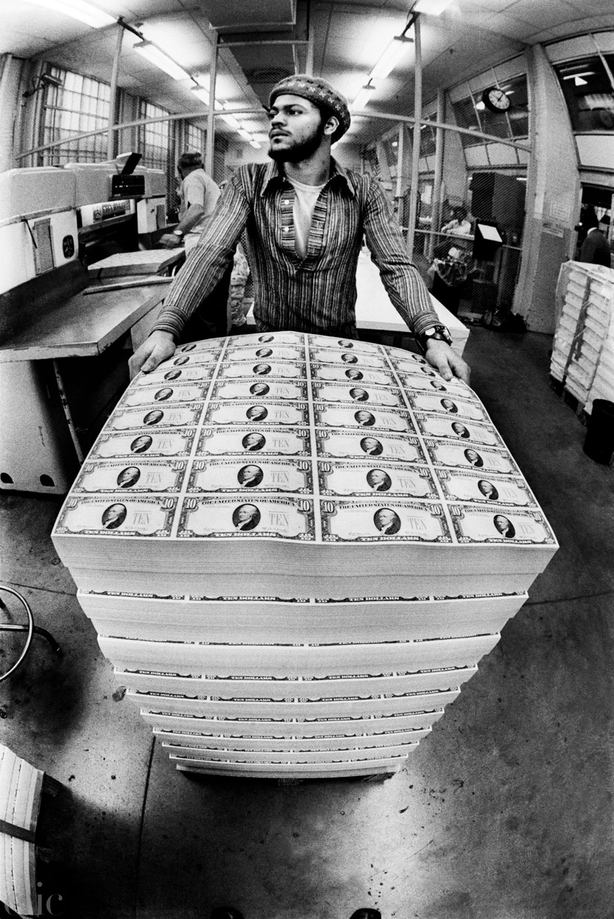 Printing Dollars in WDC by Jean Pierre Laffont