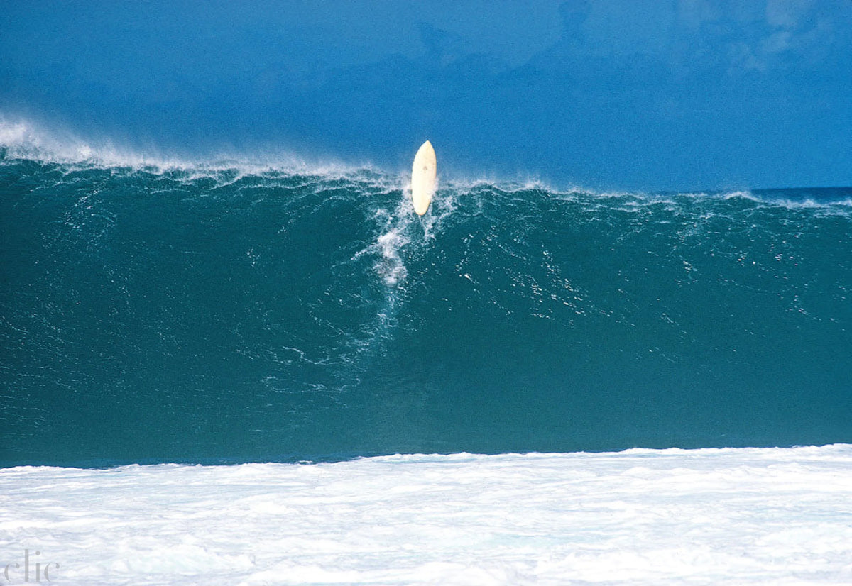 Abandon Ship, Pipeline, Oahu, Hi 1973 by Jeff Divine