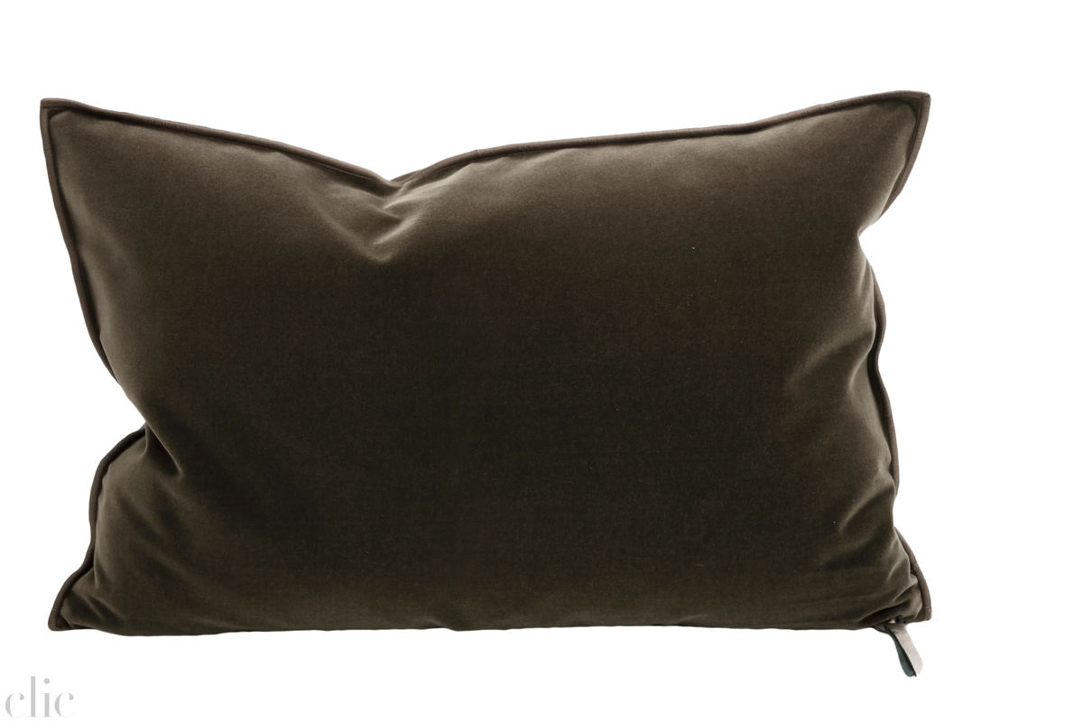 Palazzo Velvet 16x24 Pillow in Ecorce, from Maison De Vacances