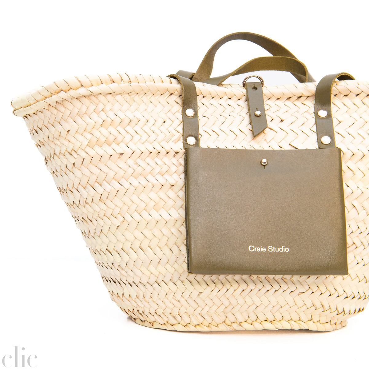 Panier II Bag in Khaki, from Craie Studio