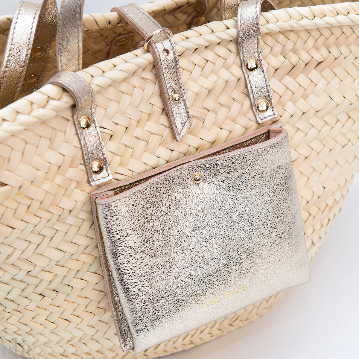 Panier II Bag in Oro, from Craie Studio