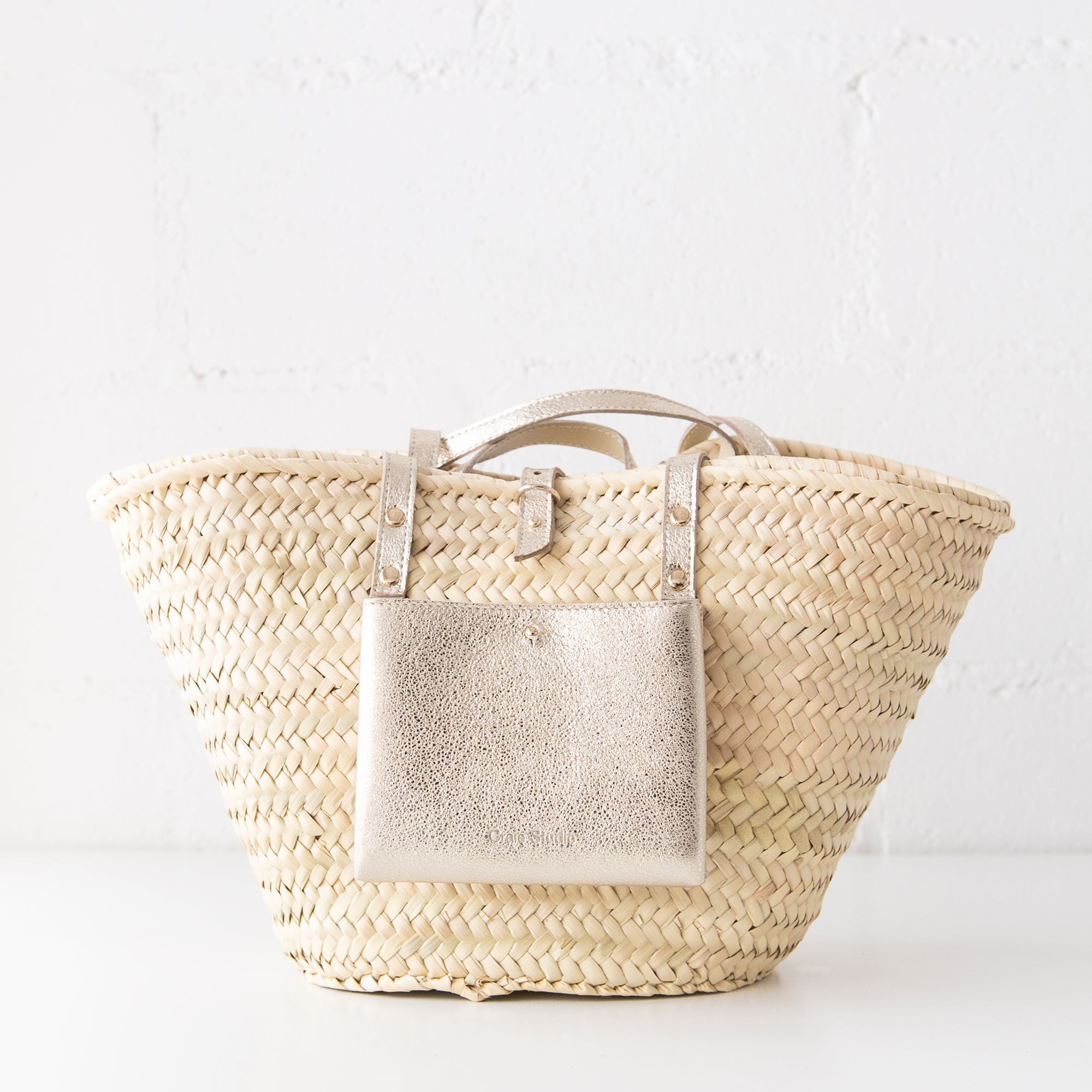 Panier II Bag in Or, from Craie Studio