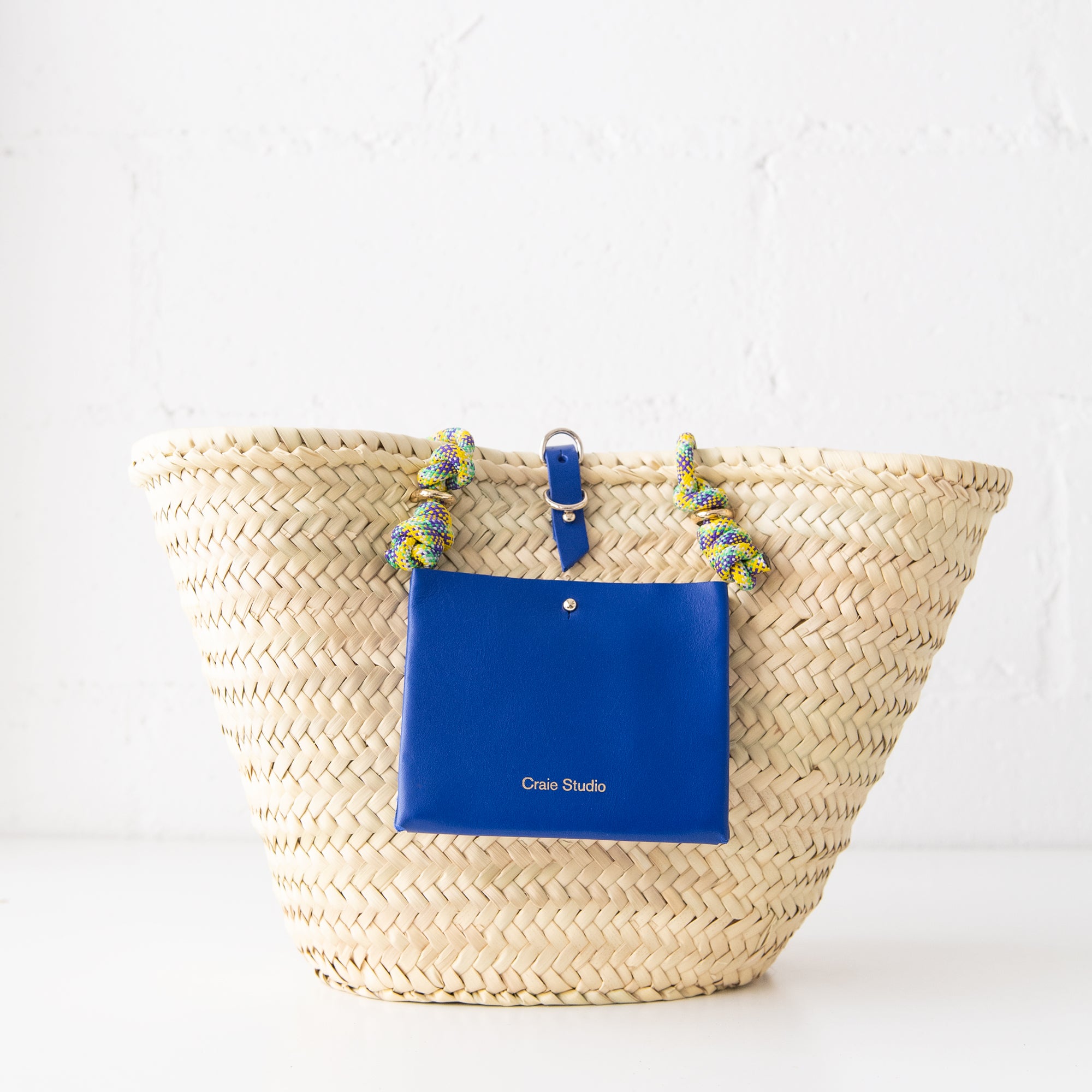 Panier Calanques Bag in Klein Brésil, from Craie Studio