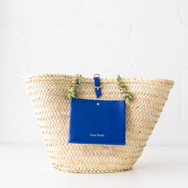 Panier Calanques Bag in Klein Brésil, from Craie Studio