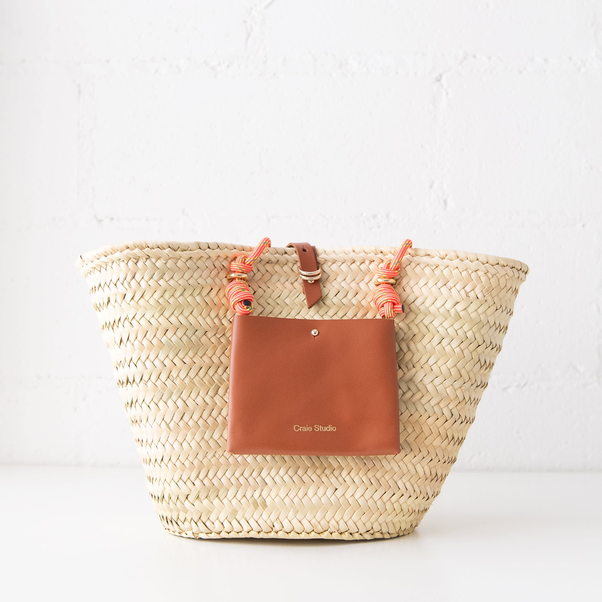 Panier Calanques Bag in Tan Rose, from Craie Studio