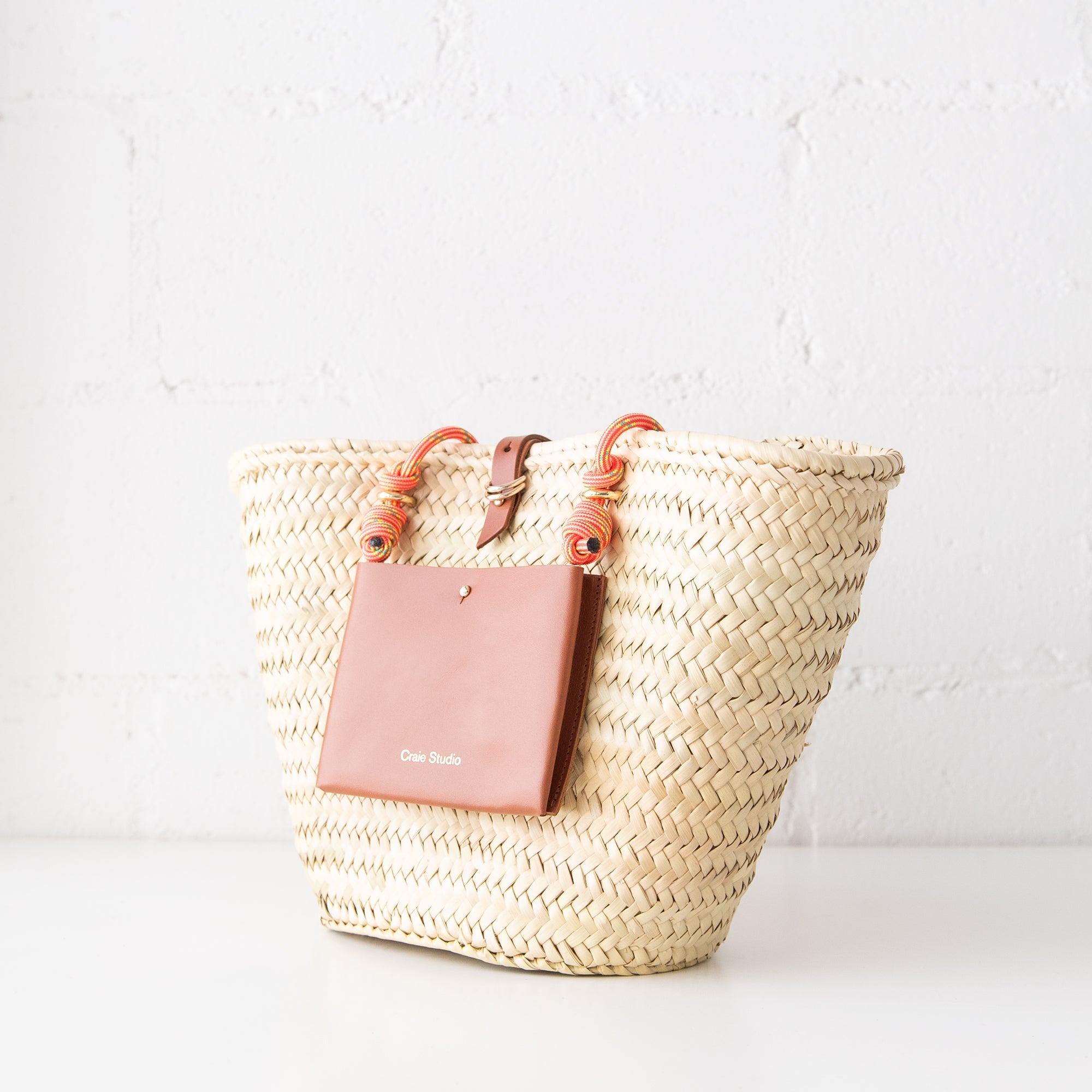 Panier Calanques Bag in Tan Rose, from Craie Studio