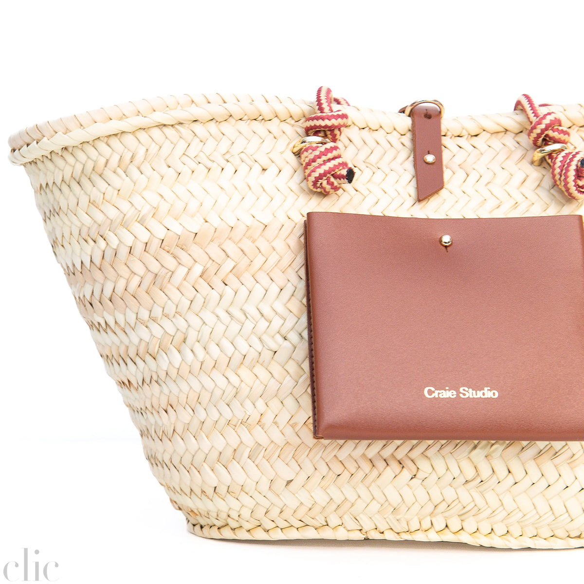 Panier Calanques Bag in Tan Rose, from Craie Studio