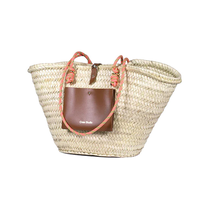 Panier Calanques Bag in Tan Rose, from Craie Studio