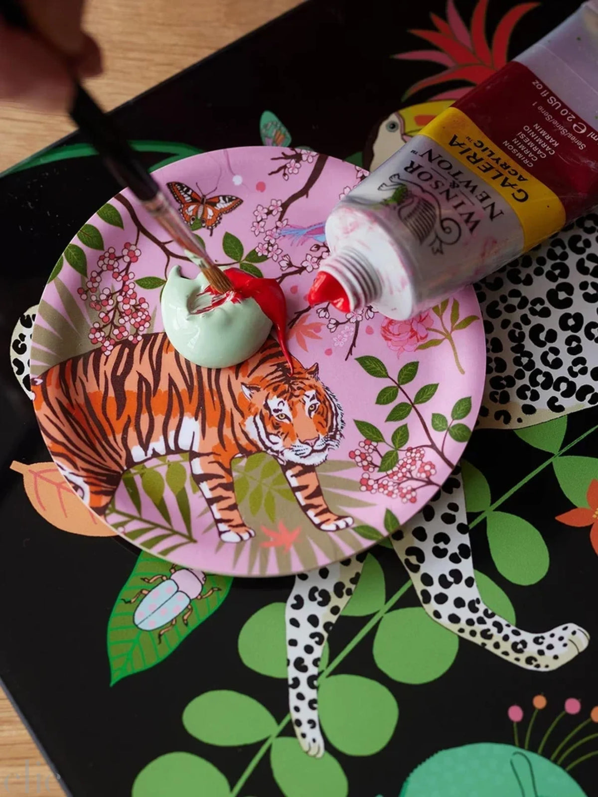 Mini Panthera Birch Wood Tray, from Avenida Home