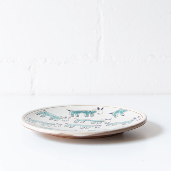 Ceramic Donkey Pasture Plate, from Kiliim