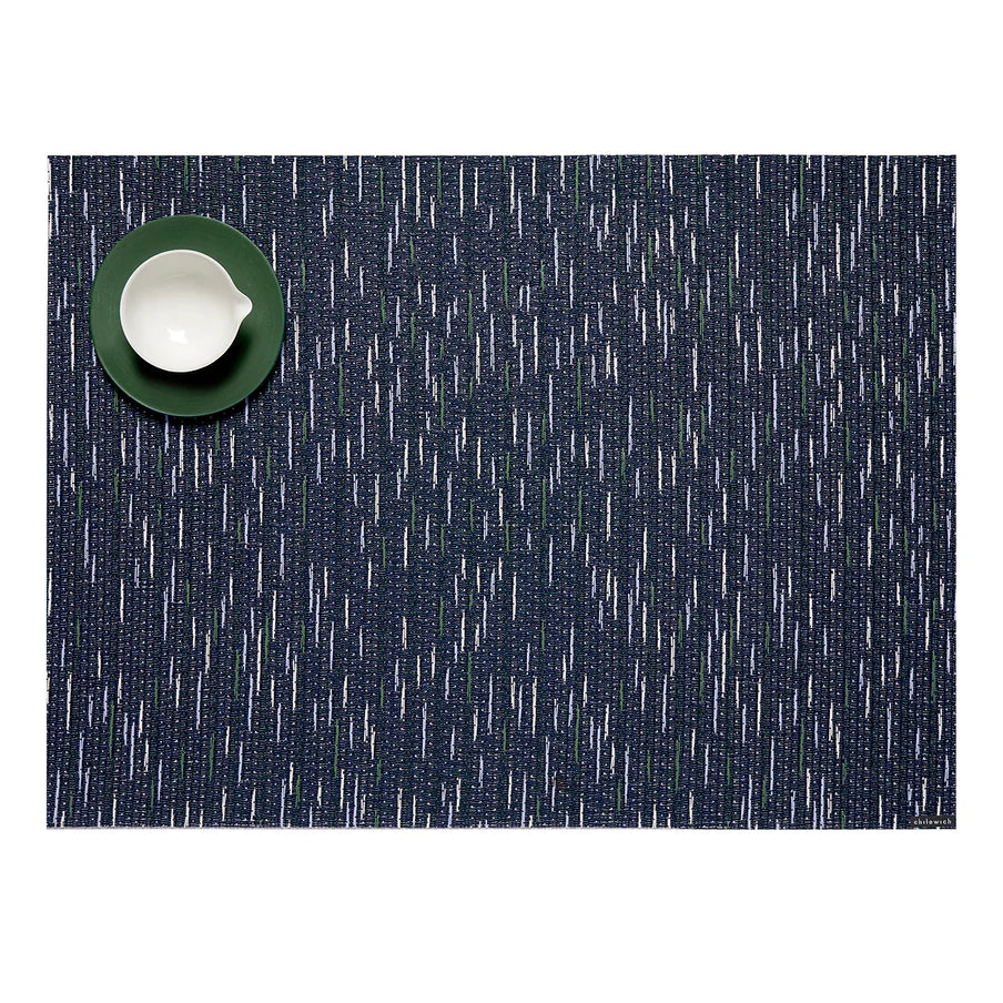 Pepper Table Mat in Indigo, from Chilewich
