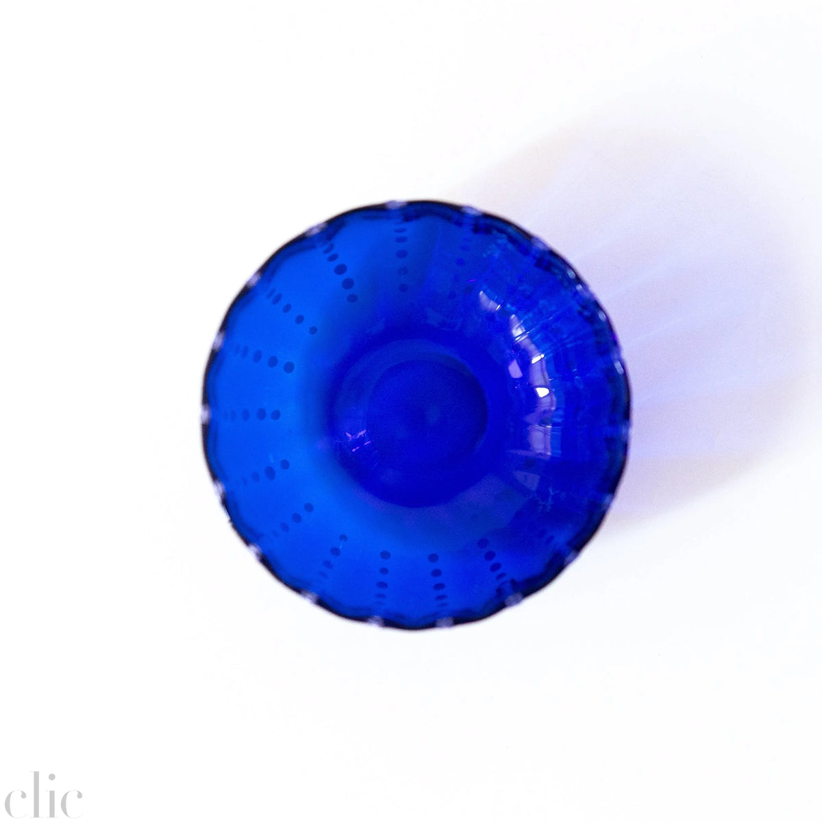 Perle Bowl in Cobalt Blue, from Zafferano