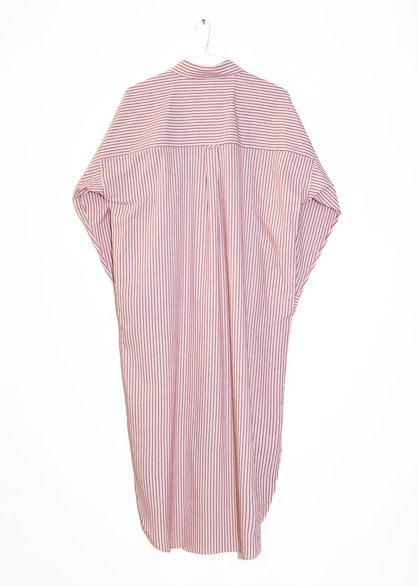 Phoebe Shirt Dress in Rose Stripes, from Mamene