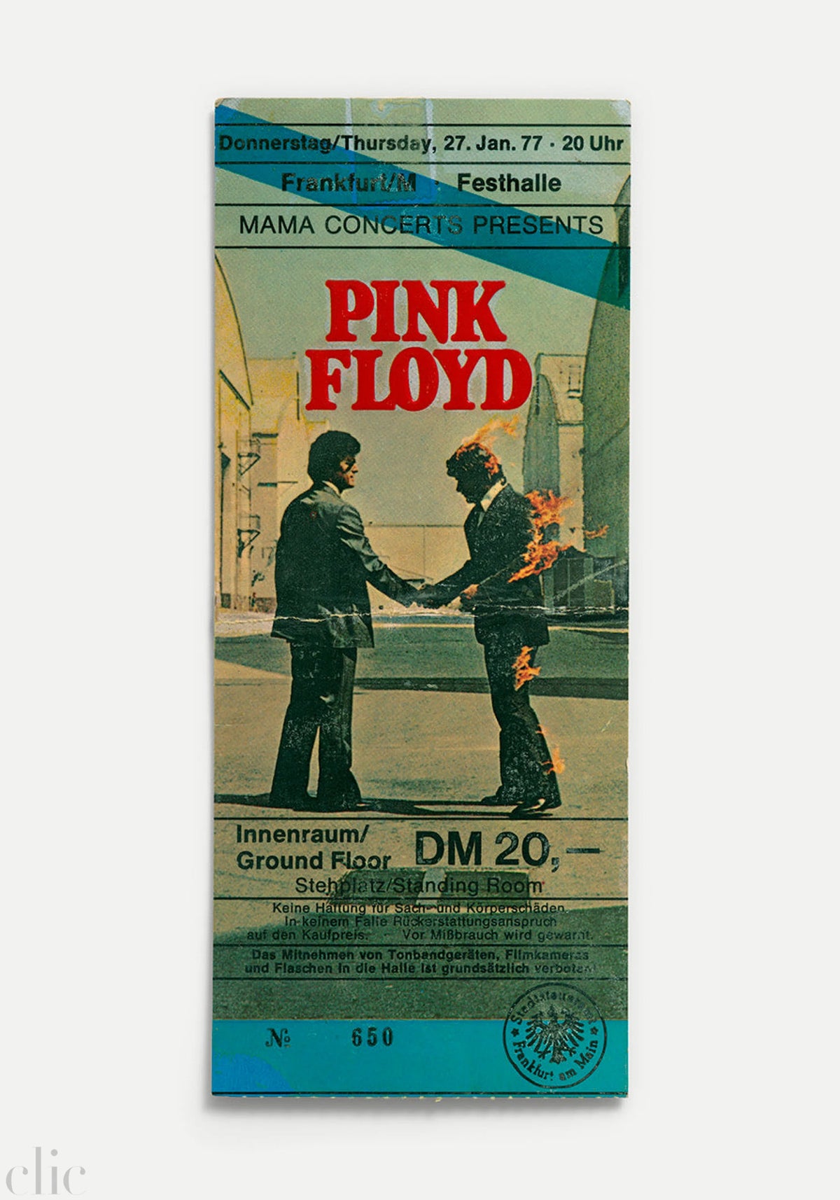 Pink Floyd, Festhalle, Frankfurt, Germany 1977 by Blaise Hayward