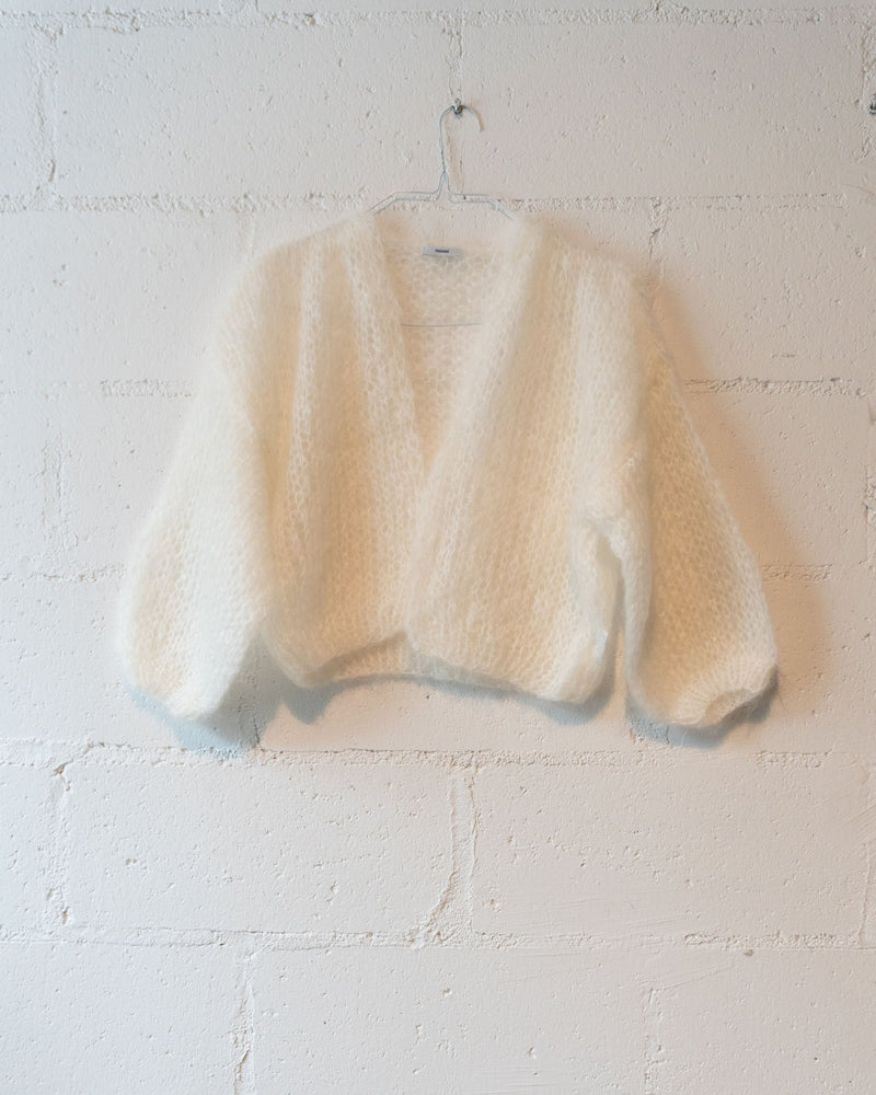 Light Mohair Bomber Cardigan, from Maiami