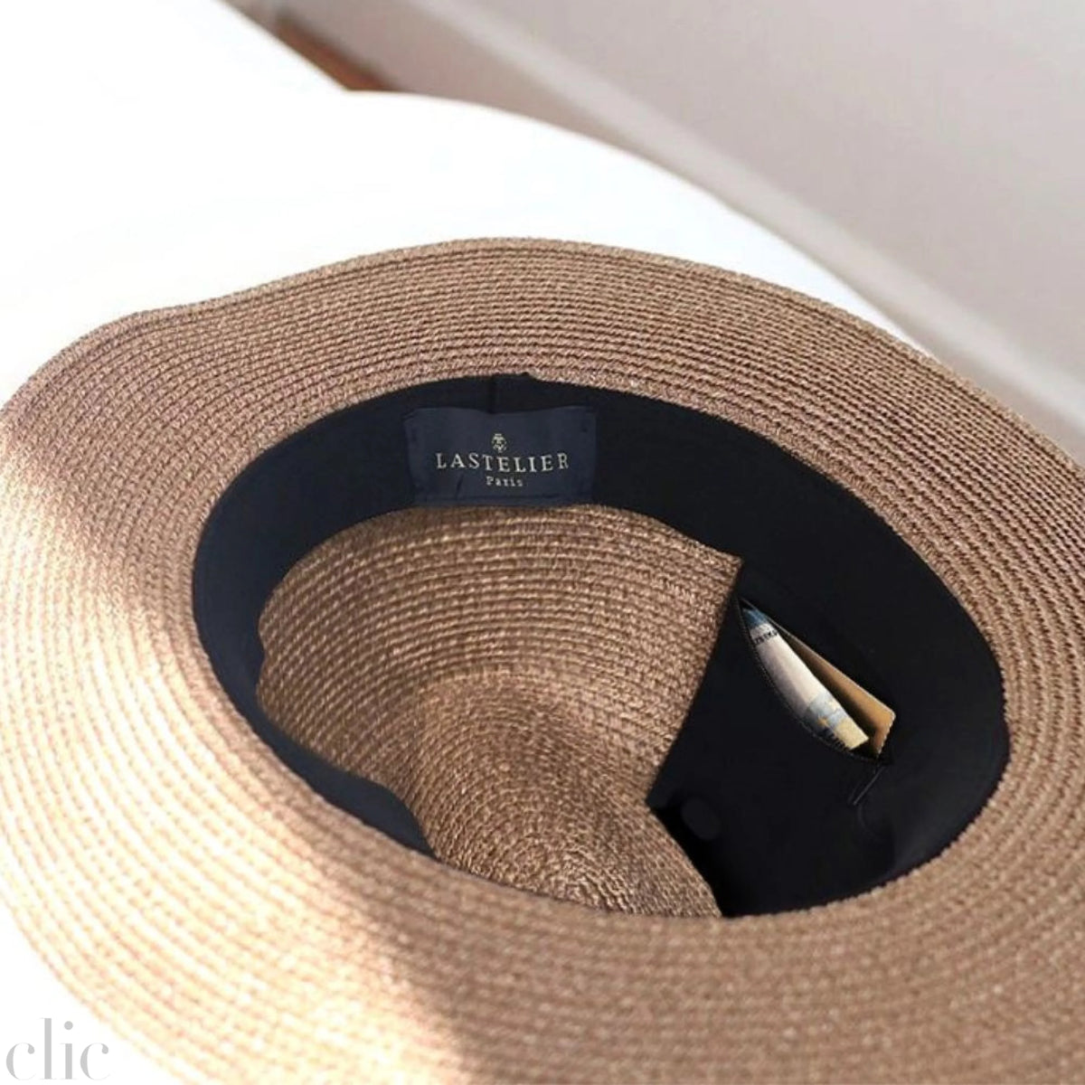 Portofino Sparkle Hat in Silver, from Lastelier