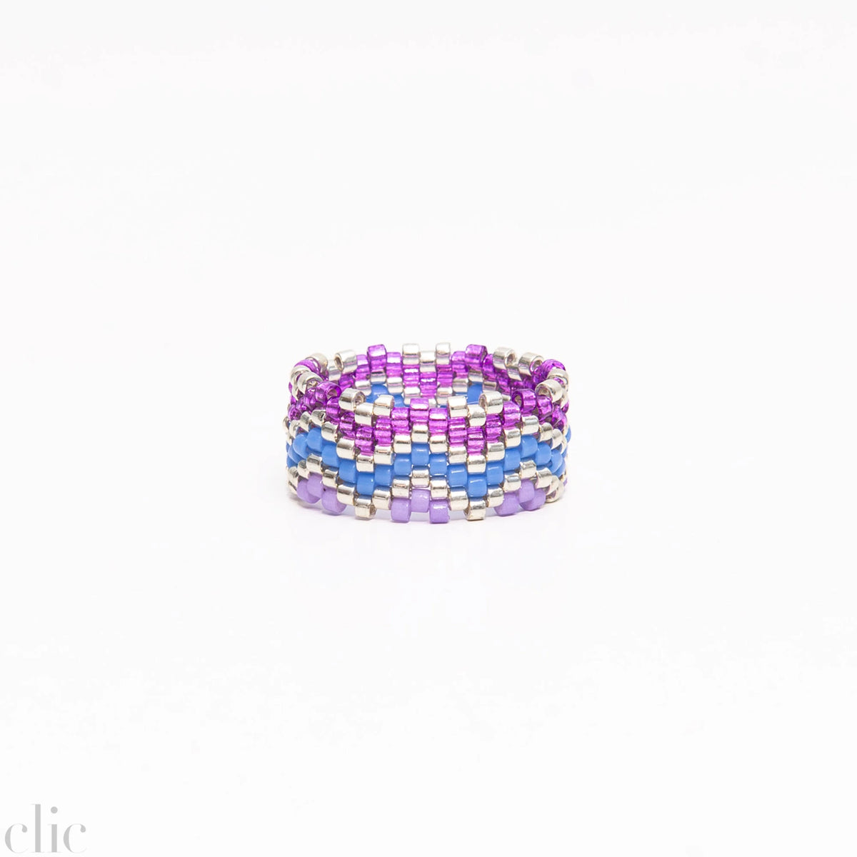 Miyuki Ring 1 in Purple, from Mercado
