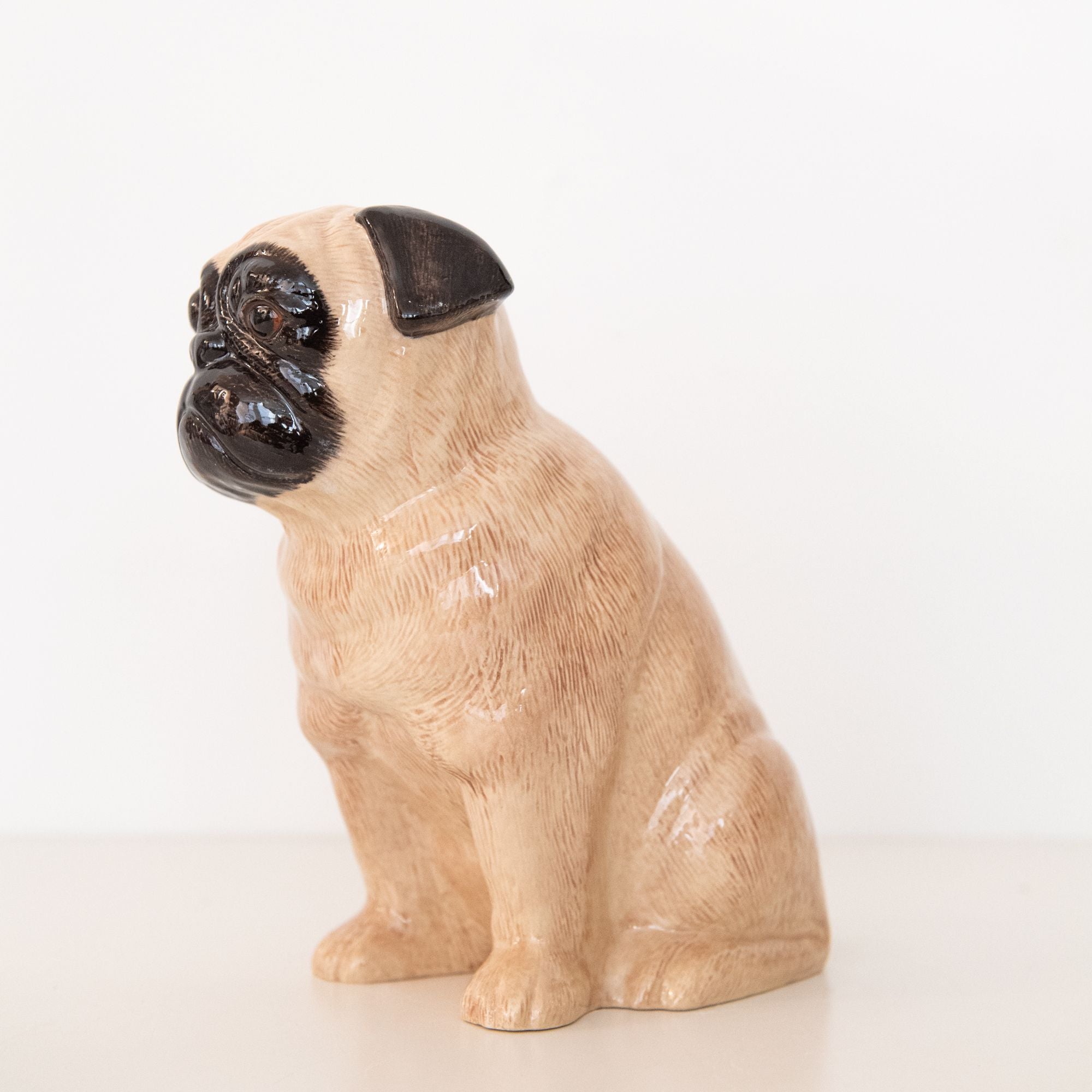 Pug Flower Vase in Fawn, from Quail Ceramics