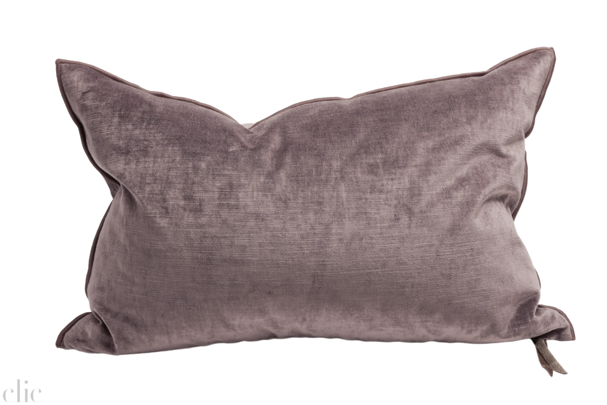 Velvet Pillow 16x24 in Bruyere, from Maison De Vacances
