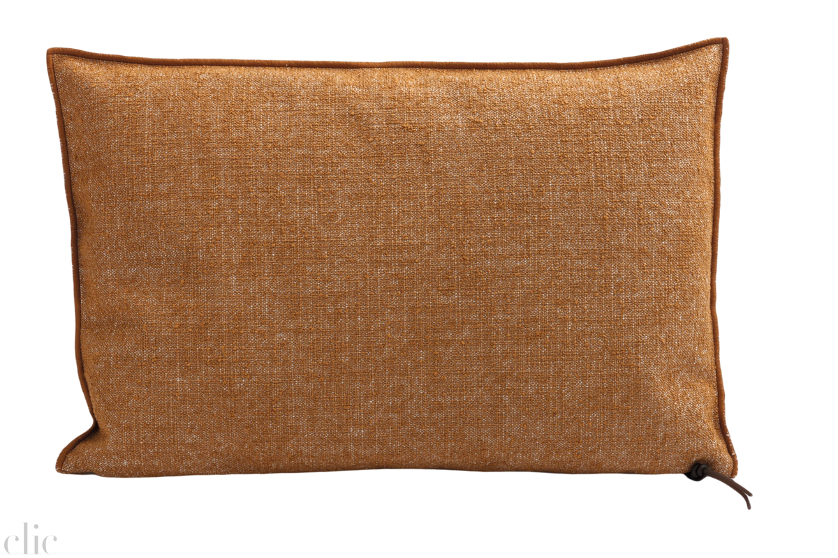 Canvas In & Outdoor Cabana Pillow 16 x 24 in Mandarin, from Maison de Vacances
