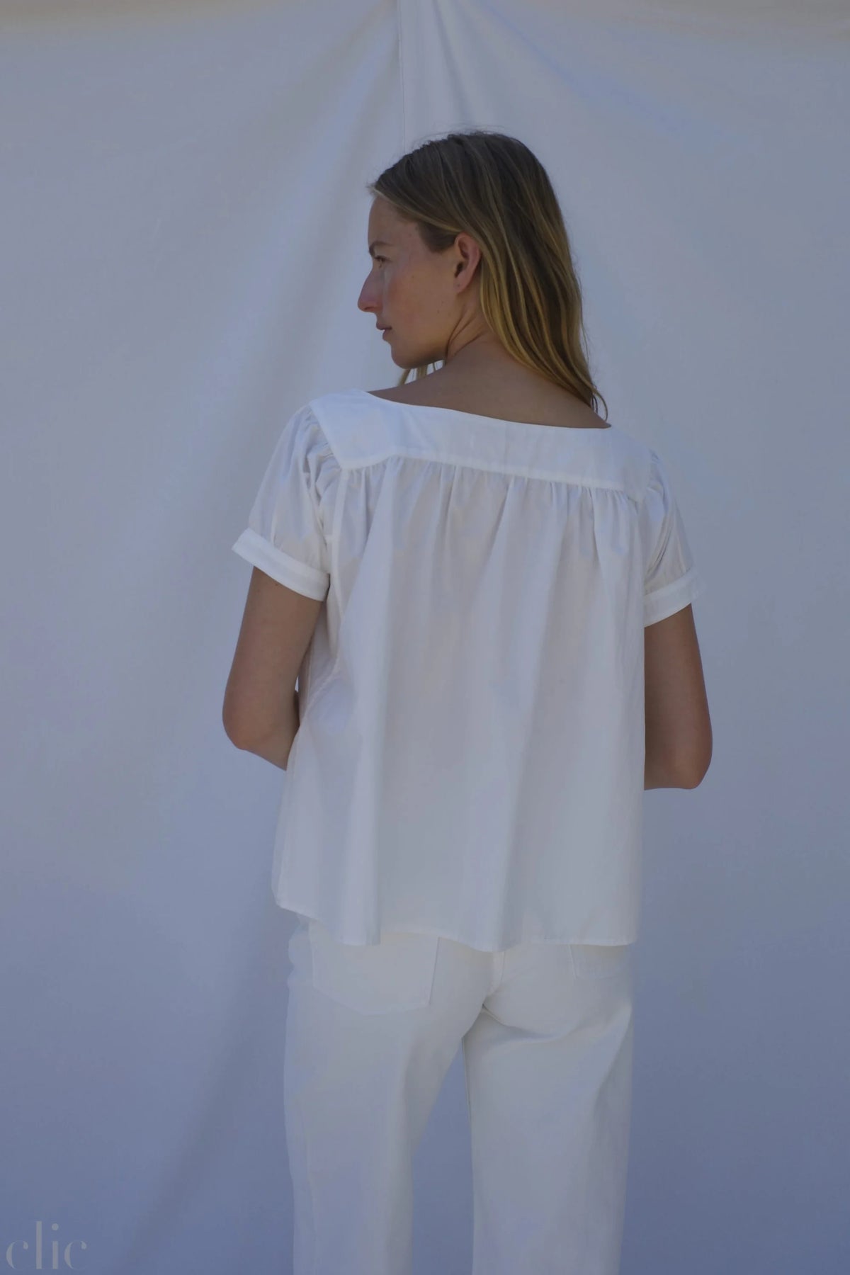 Sonia Blouse in Salt, from Emma Rothkopf