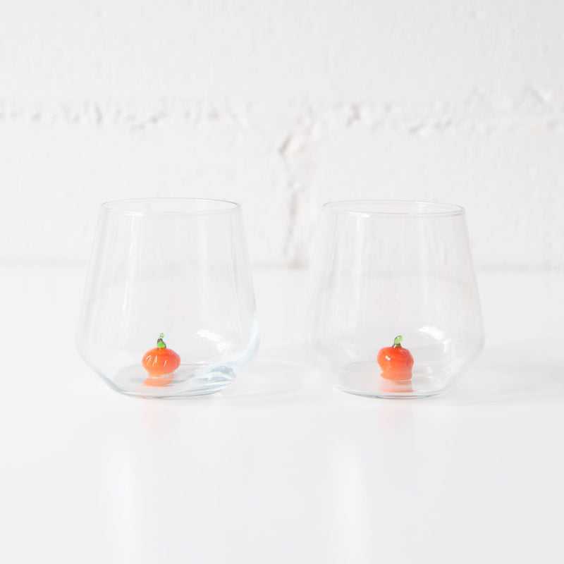 Pumpkin Drinking Glass, from Minizoo