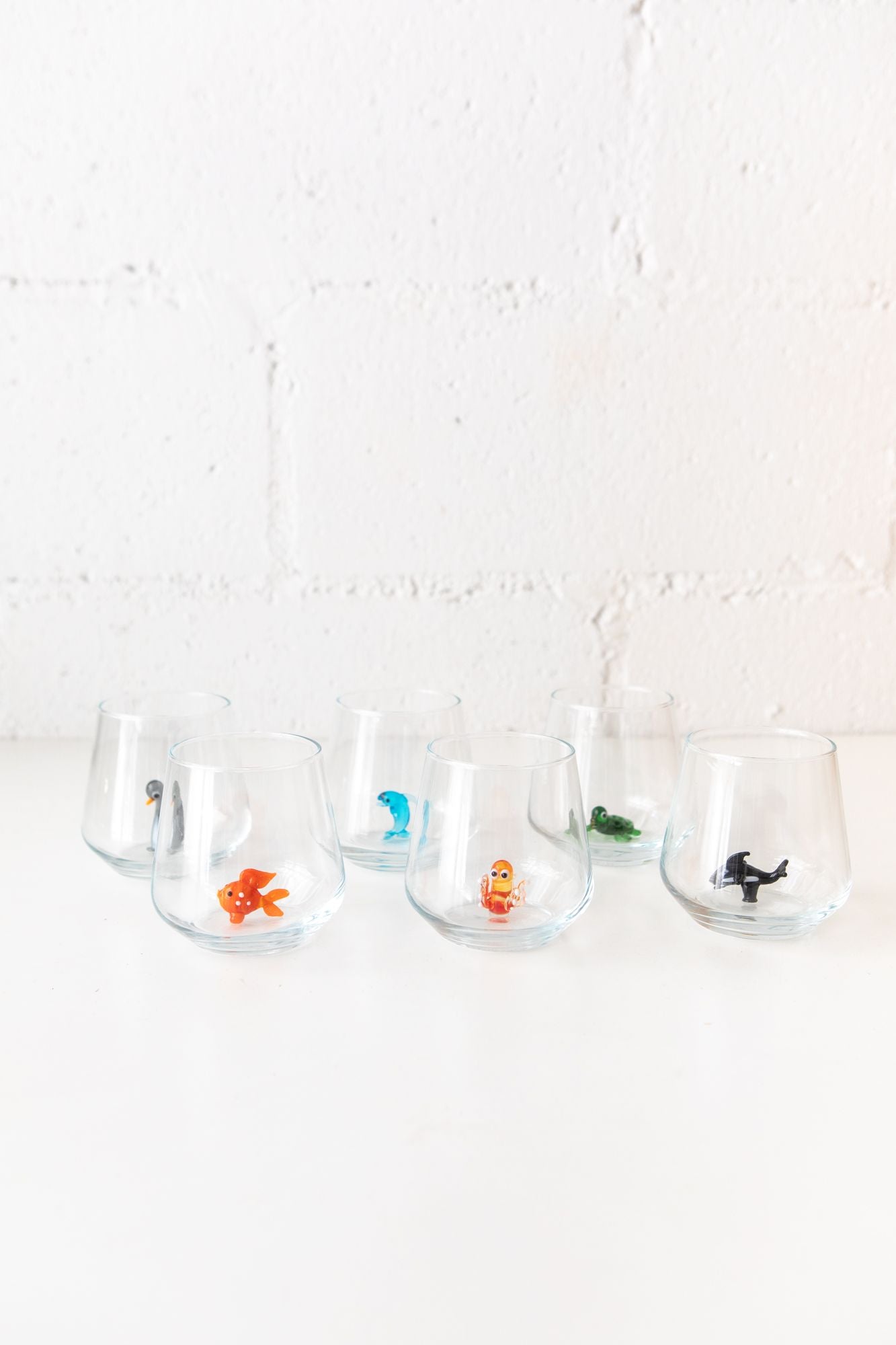 Ocean Drinking Glass Set, from Minizoo