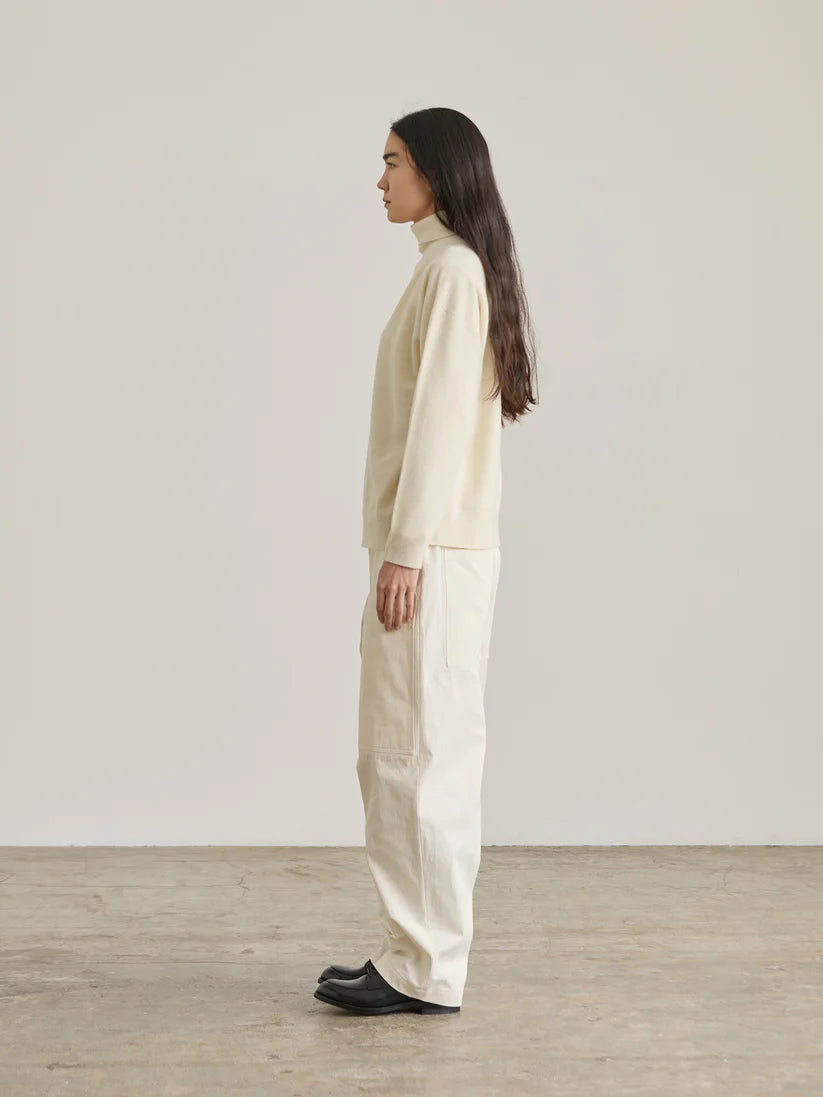 Polly Knitted Top in Off-White, from Nicholson & Nicholson