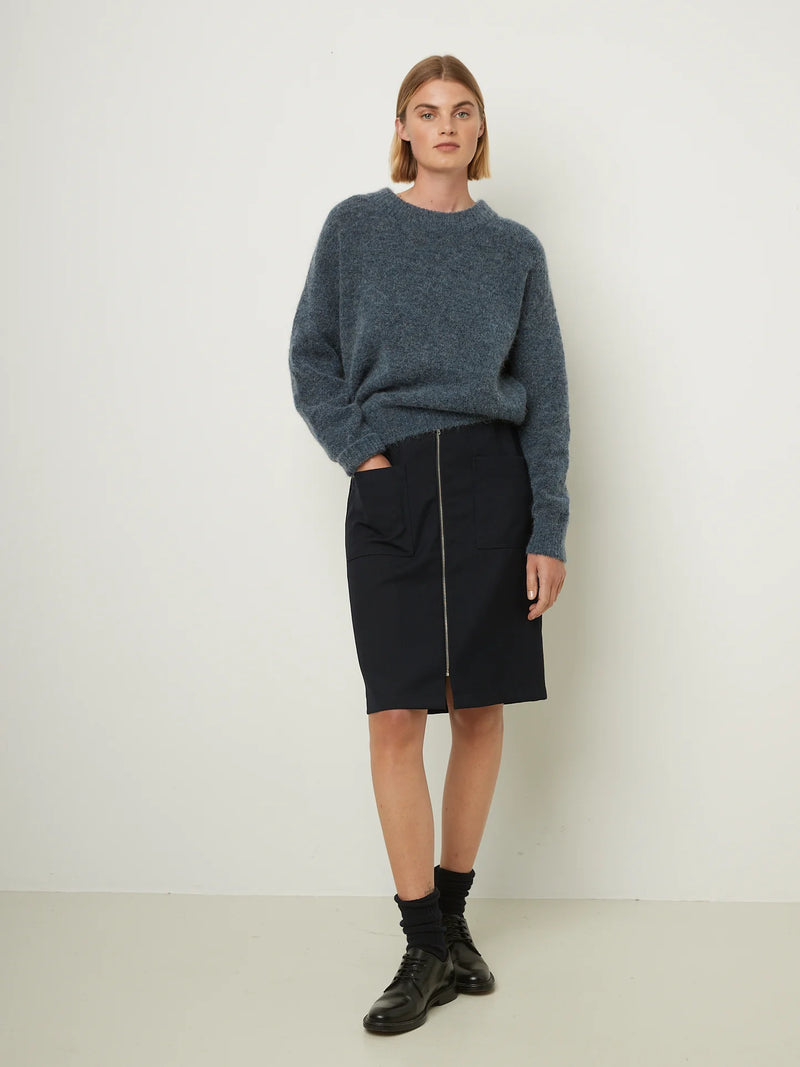 Mokkid Pull Sweater in Storm, from Rue Blanche