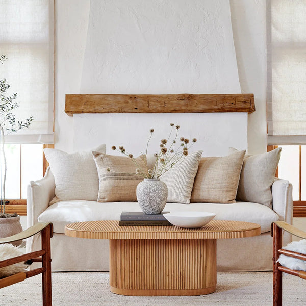 Gabriella Rattan Coffee Table in Natural, from Woven Shop