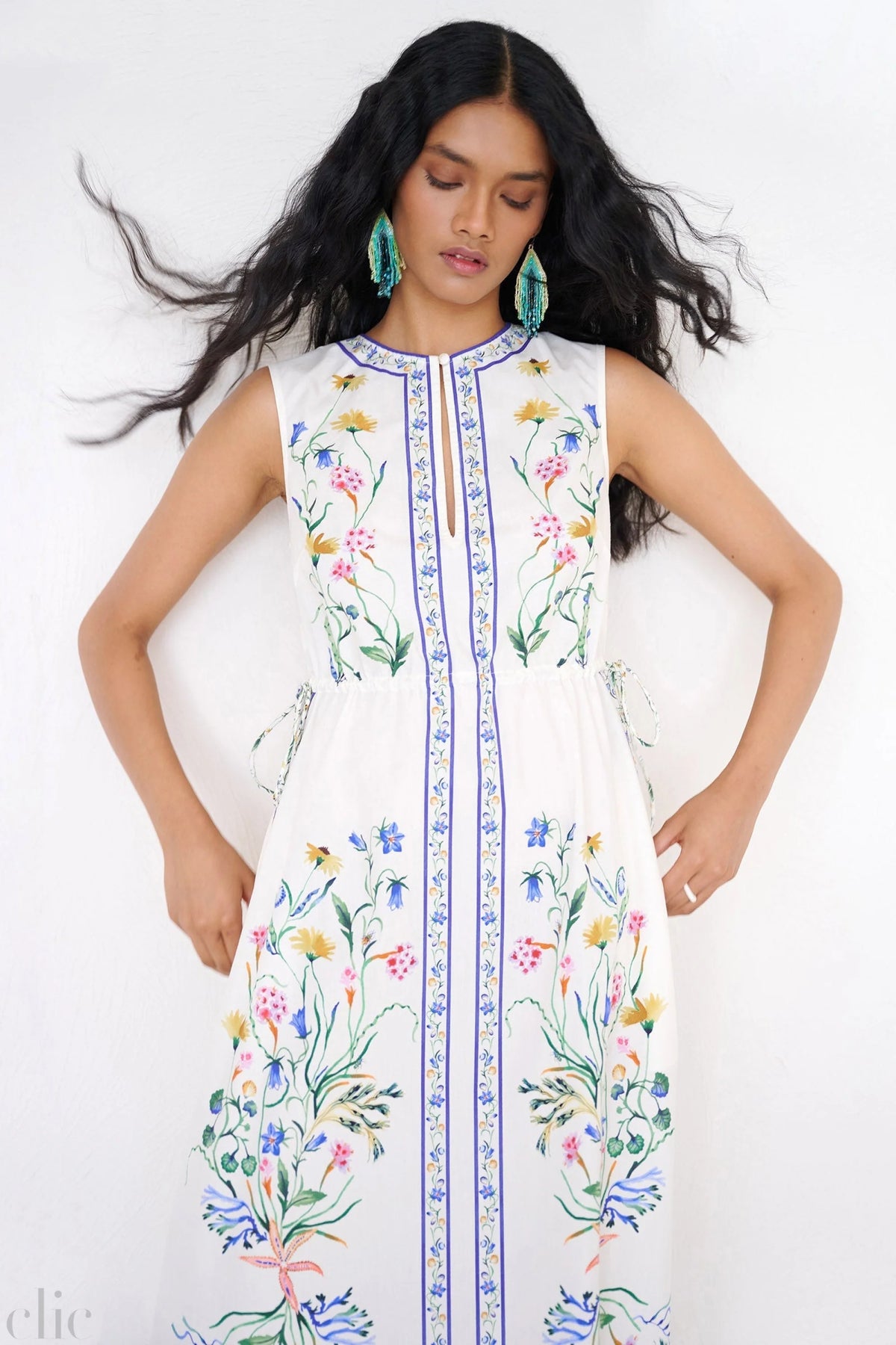 Rhonda Dress in Tidepool Grotto, from Banjanan