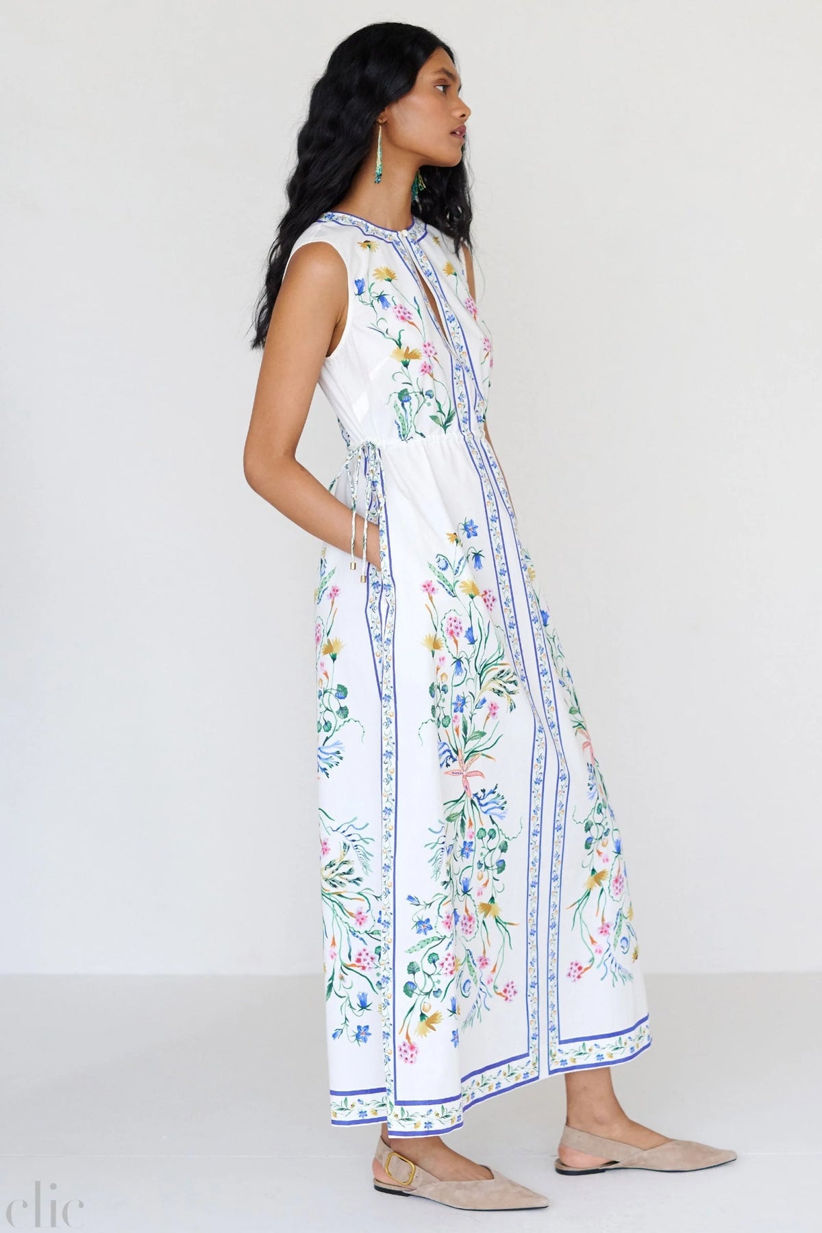 Rhonda Dress in Tidepool Grotto, from Banjanan