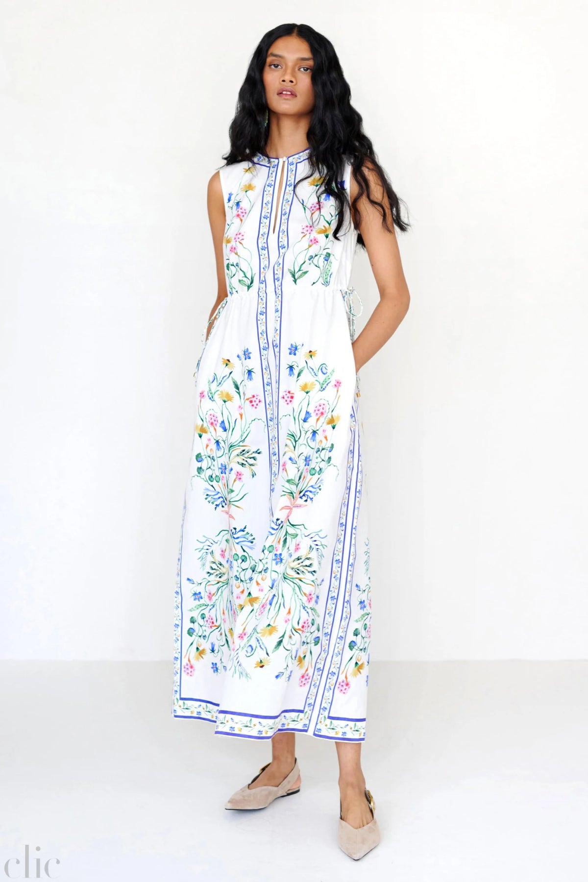 Rhonda Dress in Tidepool Grotto, from Banjanan