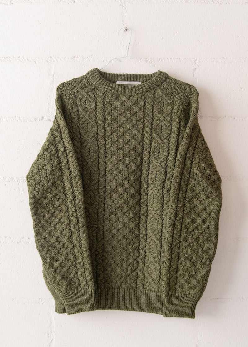 Wool Hudson Aran Jumper, from Peregrine