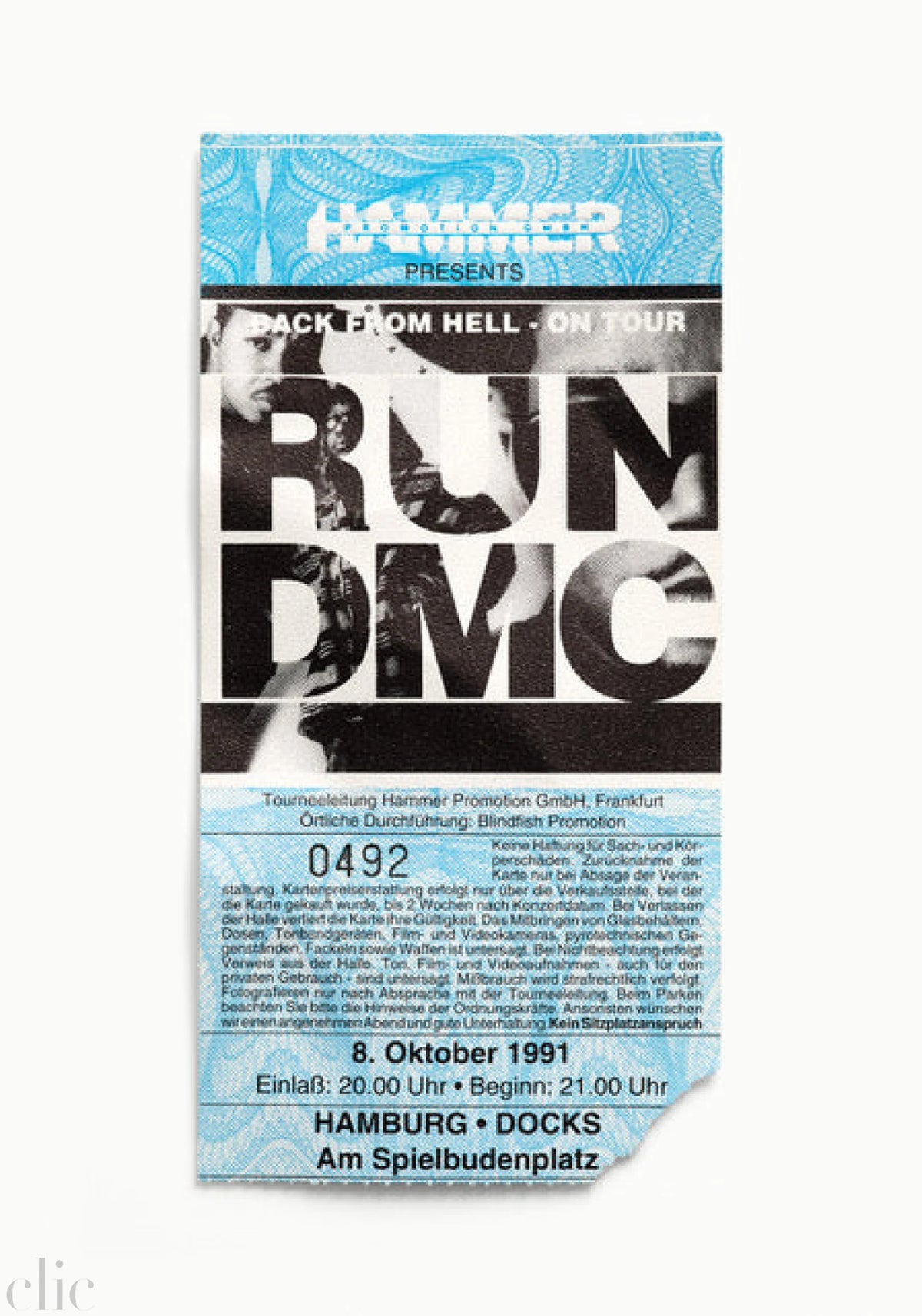 Run DMC, Hamburg Docks, Hamburg, Germany 1991 by Blaise Hayward