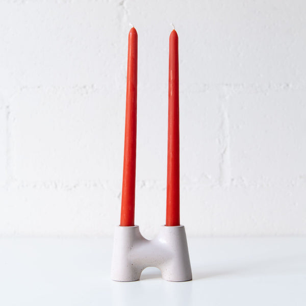 Every Day Taper Candles in Tangerine, from Greentree Home