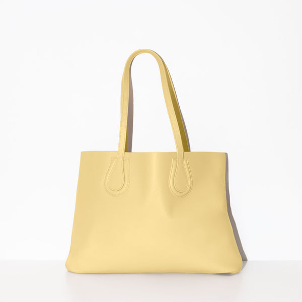 E/W shopper Bag in Butter Yellow, from Koff