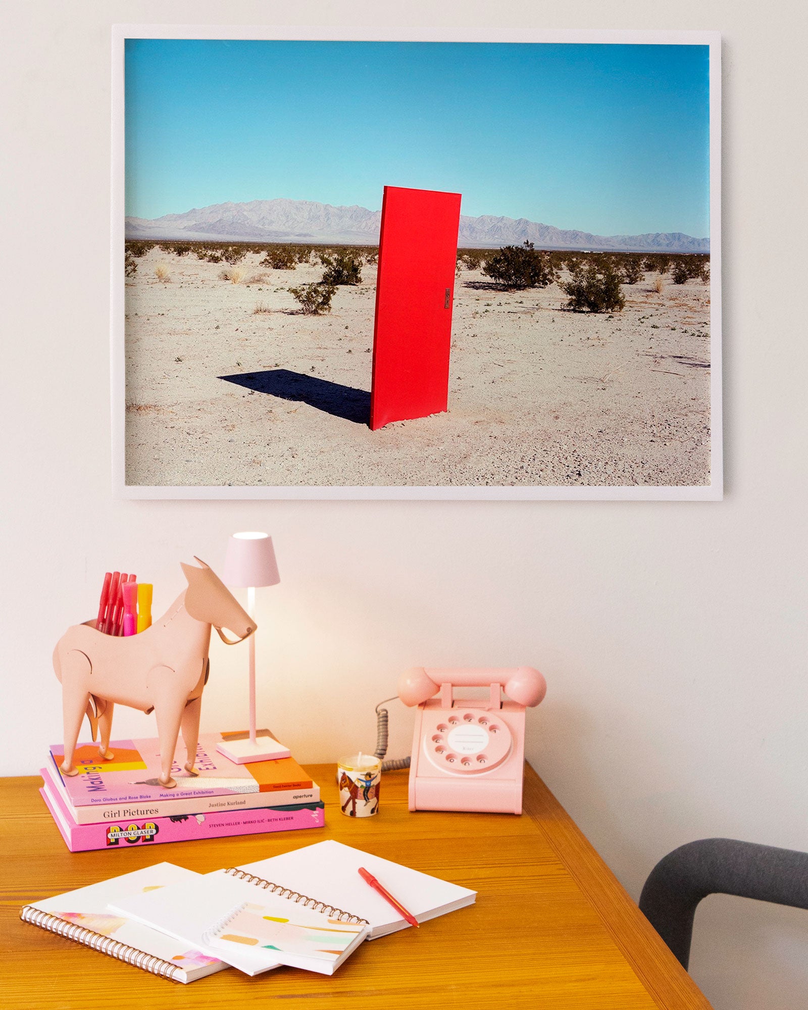Red Door in Wonder Valley, California by Rob Hann