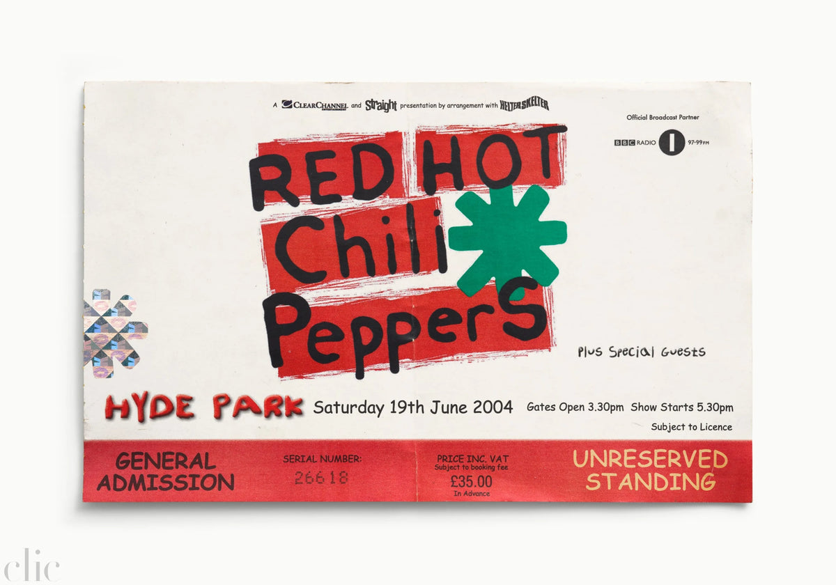The Red Hot Chili Peppers, Hyde Park, UK 2004 by Blaise Hayward