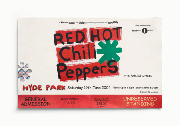 The Red Hot Chili Peppers, Hyde Park, UK 2004 by Blaise Hayward