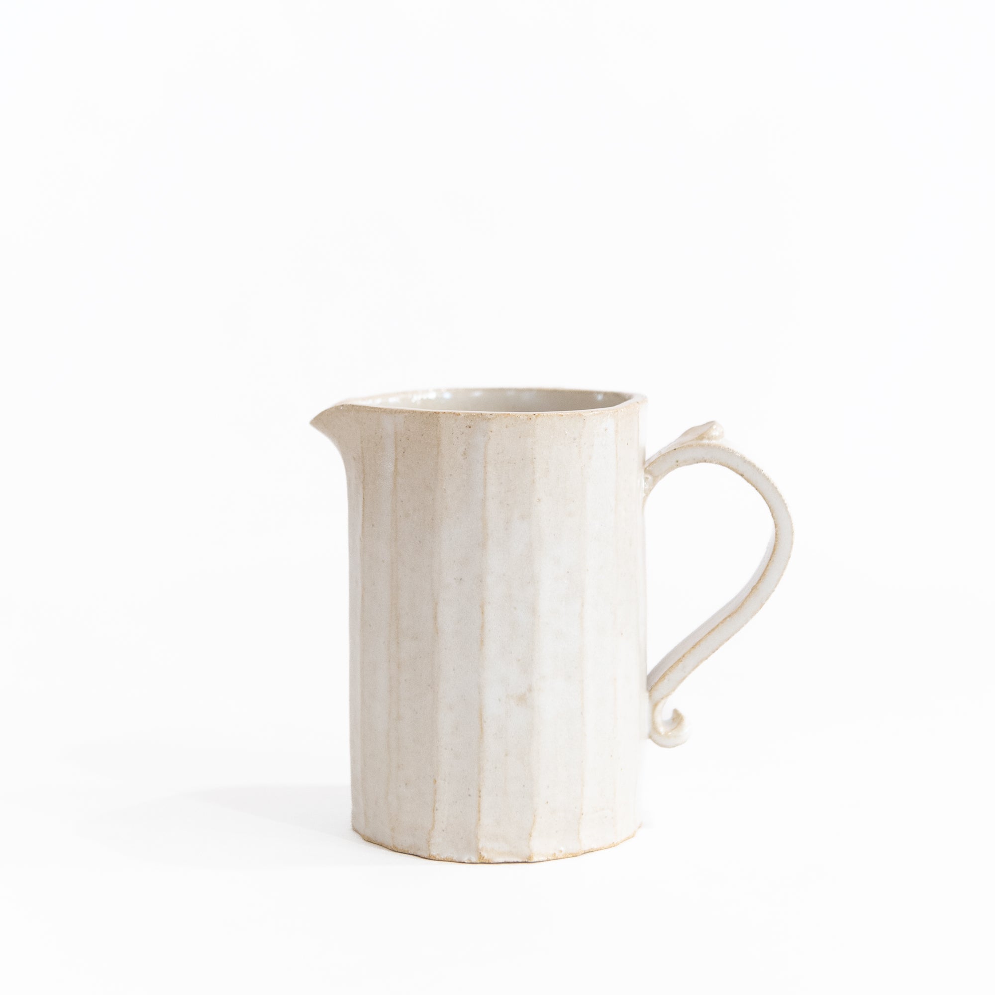 Ribbed Facet Pitcher, from Salto